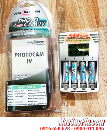 Photocam IV; Bộ sạc pin AAA Ansman Photocam IV kèm sẳn 4 pin sạc Ansman AAA800mAh 1.2v